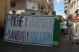 LOS VERDES APOYAN LA MANIFESTACIÓN CONTRA EL ANILLO: Sábado 26 Septiembre de 2009